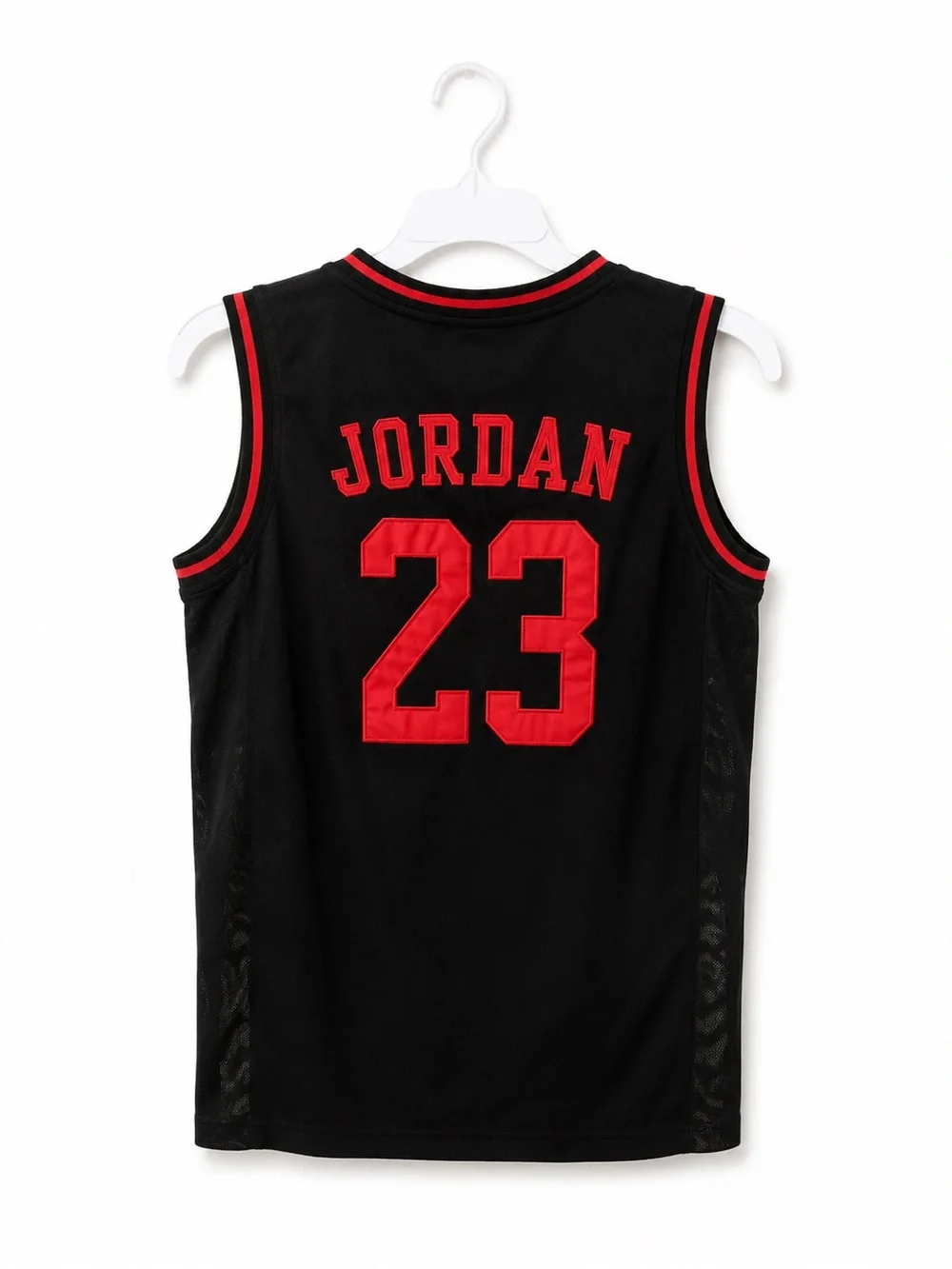 Jordan Black & Red Air 23 Sleeveless Jersey
